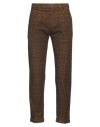 Berwich Man Pants Camel Size 32 Cotton, Elastane In Beige