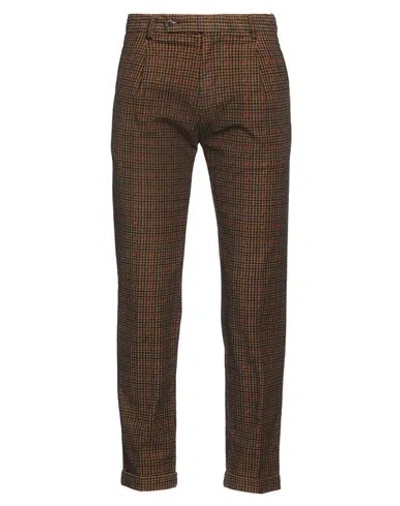 Berwich Man Pants Camel Size 32 Cotton, Elastane In Beige