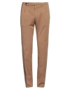 Berwich Man Pants Camel Size 36 Cotton, Elastane In Beige