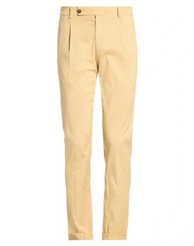 Berwich Man Pants Camel Size 38 Lyocell, Cotton, Elastane In Sand