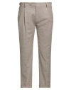 Berwich Man Pants Camel Size 38 Wool