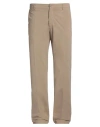 Berwich Man Pants Camel Size 44 Cotton, Elastane In Beige