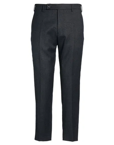 Berwich Man Pants Charcoal Size 36 Virgin Wool In Black