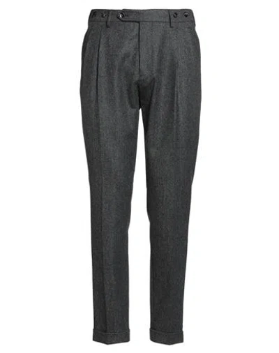 Berwich Man Pants Charcoal Size 36 Wool
