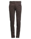 Berwich Man Pants Chocolate Brown Size 30 Cotton, Elastane