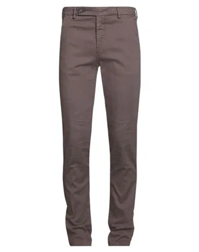 Berwich Man Pants Chocolate Brown Size 38 Cotton, Lyocell, Elastane