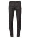 Berwich Man Pants Dark Brown Size 30 Virgin Wool