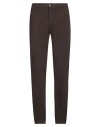 Berwich Man Pants Dark Brown Size 38 Cotton, Elastane