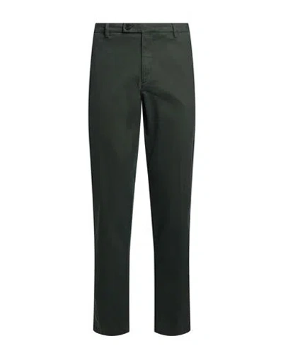 Berwich Man Pants Dark Green Size 28 Cotton, Elastane