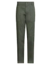 Berwich Man Pants Dark Green Size 30 Cotton, Elastane In Green