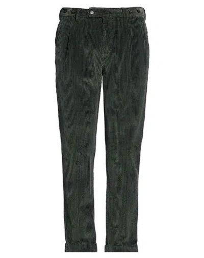 Berwich Man Pants Dark Green Size 34 Cotton