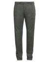 Berwich Man Pants Dark Green Size 38 Cotton, Elastane