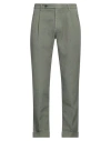 Berwich Man Pants Green Size 30 Cotton, Linen