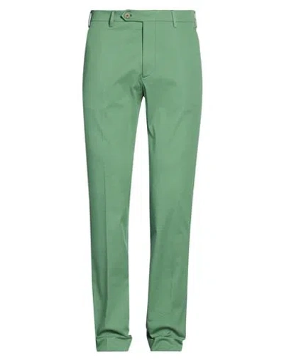 Berwich Man Pants Green Size 38 Cotton, Elastane