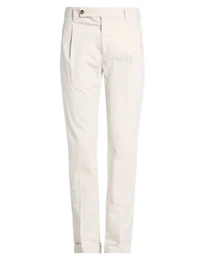 Berwich Man Pants Grey Size 30 Cotton, Elastane In Gray