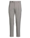 Berwich Man Pants Grey Size 34 Polyester, Virgin Wool, Elastane In Gray