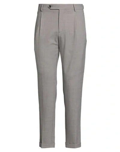 Berwich Man Pants Grey Size 34 Polyester, Virgin Wool, Elastane In Gray