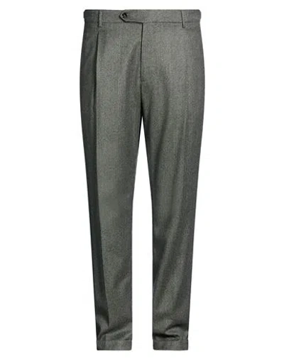 Berwich Man Pants Grey Size 34 Virgin Wool In Gray