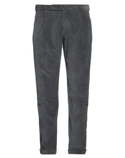 Berwich Man Pants Grey Size 38 Cotton, Elastane