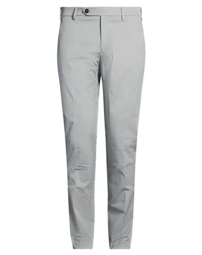 Berwich Man Pants Grey Size 38 Cotton, Elastane In Gray