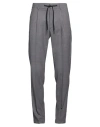 Berwich Man Pants Grey Size 40 Polyester, Virgin Wool, Elastane In Gray