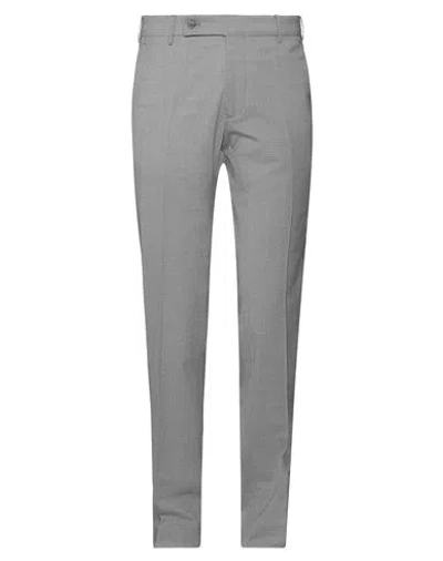 Berwich Man Pants Grey Size 40 Virgin Wool, Elastane