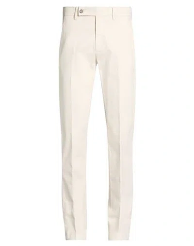 Berwich Man Pants Ivory Size 28 Cotton, Lyocell, Elastane In White