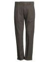 Berwich Man Pants Khaki Size 32 Cotton, Polyester, Viscose, Elastane In Green