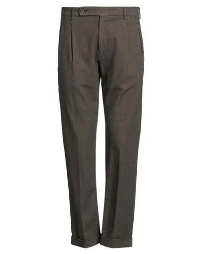 Berwich Man Pants Khaki Size 32 Cotton, Polyester, Viscose, Elastane In Green