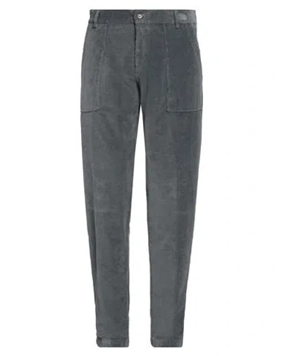 Berwich Man Pants Lead Size 32 Cotton, Elastane In Grey