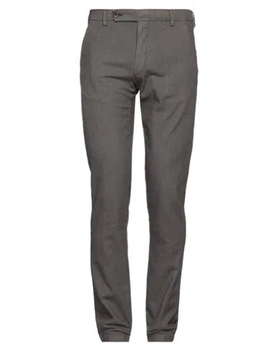 Berwich Man Pants Lead Size 40 Cotton, Polyester, Viscose, Elastane In Grey