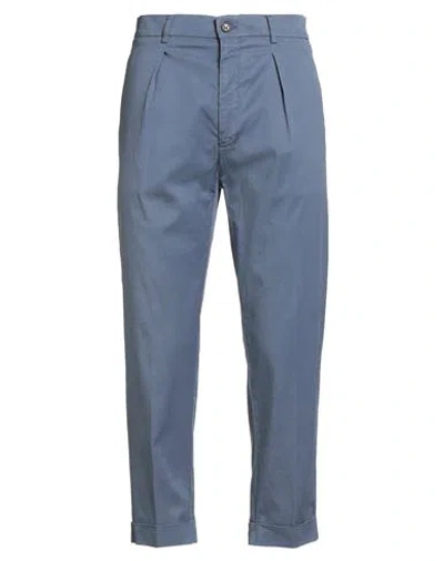 Berwich Man Pants Light Blue Size 32 Lyocell, Cotton, Elastane