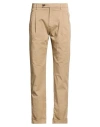 Berwich Man Pants Light Brown Size 28 Cotton, Elastane