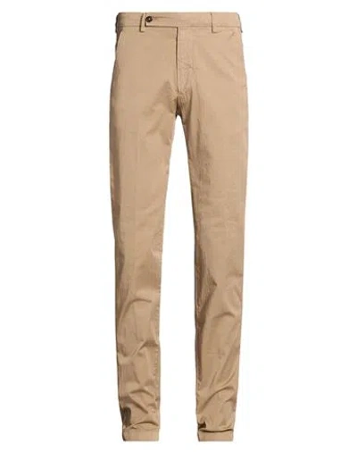 Berwich Man Pants Light Brown Size 28 Cotton, Elastane