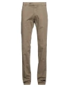 Berwich Man Pants Light Brown Size 30 Cotton, Elastane In Beige
