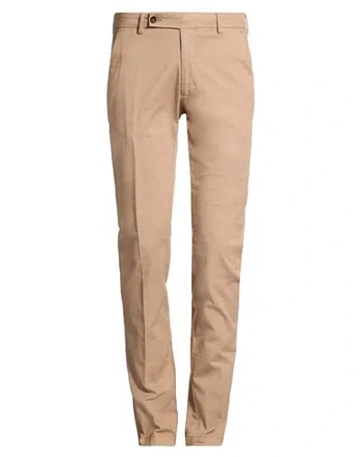 Berwich Man Pants Light Brown Size 30 Cotton, Lyocell, Elastane In Sand