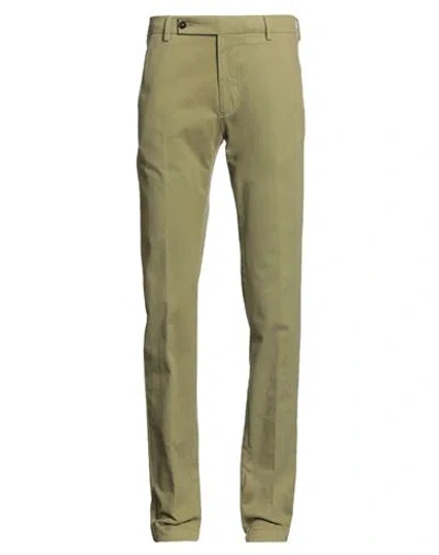 Berwich Man Pants Light Green Size 28 Cotton, Elastane