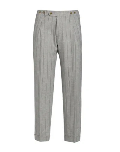 Berwich Man Pants Light Grey Size 32 Virgin Wool In Gray