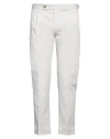 Berwich Man Pants Light Grey Size 30 Cotton, Elastane In Grey