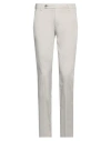 Berwich Man Pants Light Grey Size 38 Cotton, Elastane