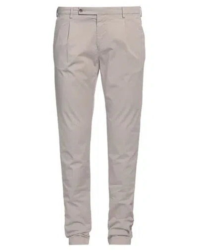 Berwich Man Pants Light Grey Size 38 Cotton, Silk, Elastane