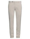 Berwich Man Pants Light Grey Size 38 Cotton, Silk, Elastane In Grey