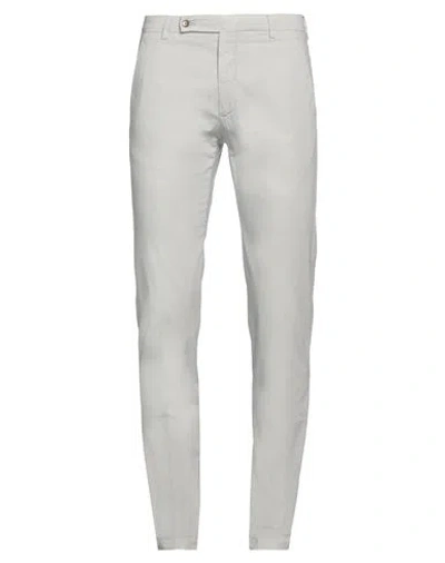 Berwich Man Pants Light Grey Size 44 Cotton, Lyocell, Elastane