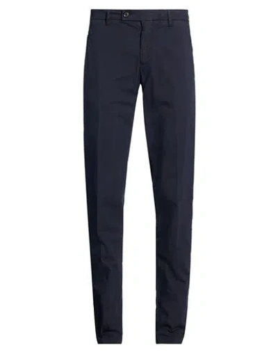 Berwich Man Pants Midnight Blue Size 28 Cotton, Elastane In Multi