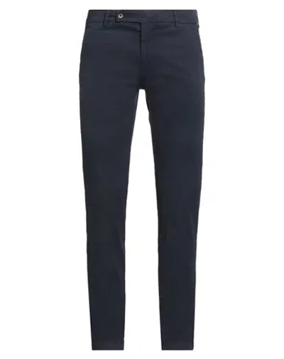 Berwich Man Pants Midnight Blue Size 32 Cotton, Elastane In Multi