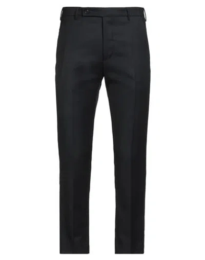 Berwich Man Pants Midnight Blue Size 32 Virgin Wool In Black