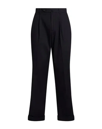 Berwich Man Pants Midnight Blue Size 34 Cotton, Elastane In Black