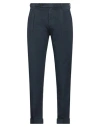 Berwich Man Pants Midnight Blue Size 36 Virgin Wool In Blue