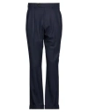 Berwich Man Pants Midnight Blue Size 36 Polyester, Virgin Wool, Elastane In Blue