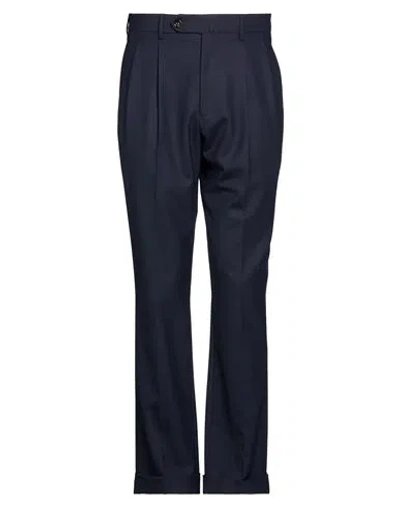 Berwich Man Pants Midnight Blue Size 36 Polyester, Virgin Wool, Elastane